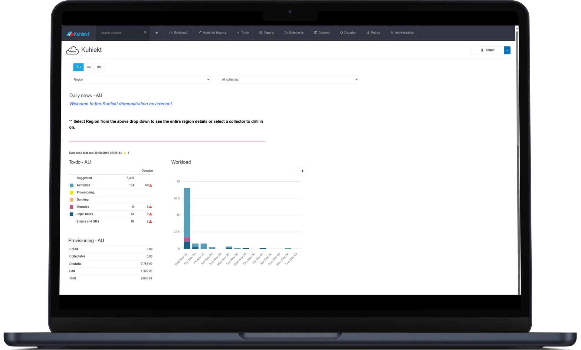 Kuhlekt_Dashboard